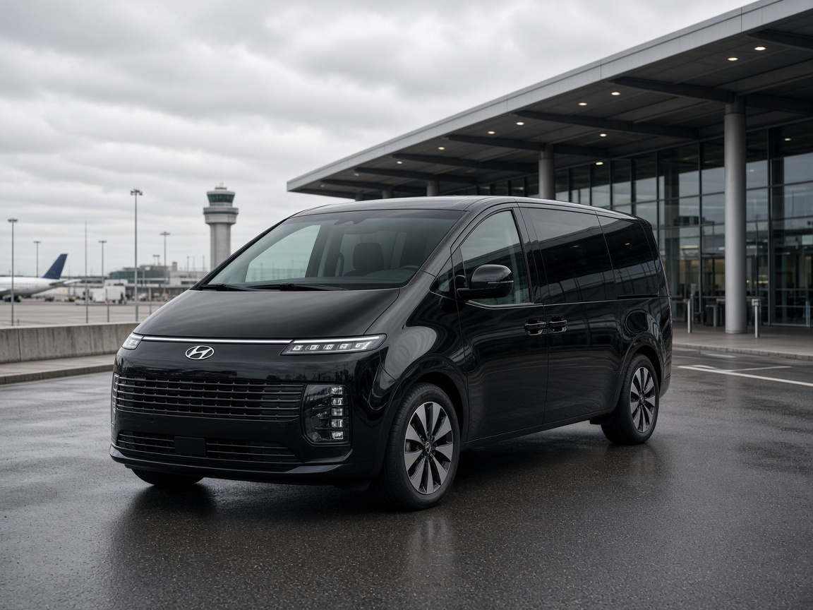Hyundai Staria à l’aéroport de Beauvais